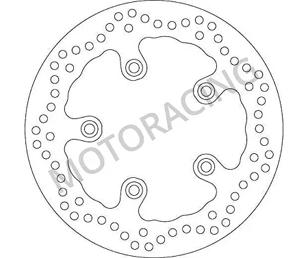 ΔΙΣΚΟΠΛΑΚΑ ΜΠΡΟΣΤΑ SBS KYMCO XCITING 300 08'-09' / XCITING 500 05'-13'