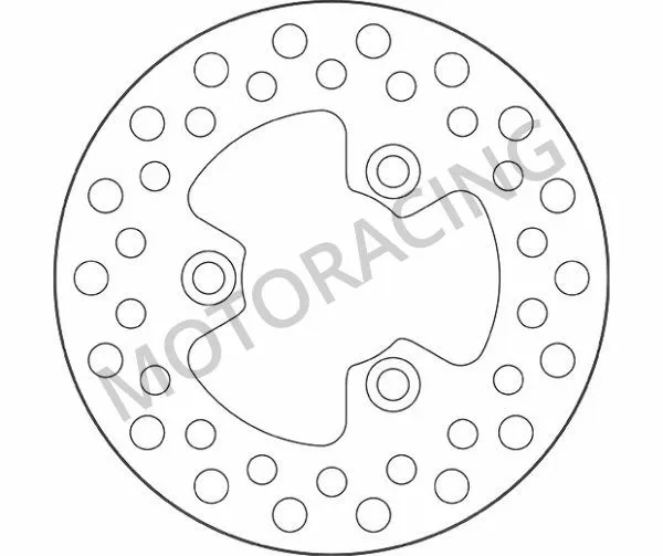 ΔΙΣΚΟΠΛΑΚΑ ΜΠΡΟΣΤΑ SBS KYMCO AGILITY 125 06'-07' / VITALITY 50 04'-09' / DINK 50 98'-03'