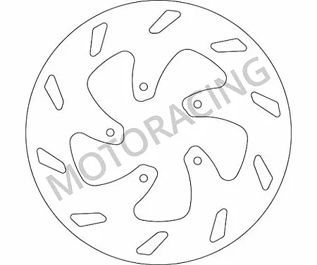 ΔΙΣΚΟΠΛΑΚΑ ΜΠΡΟΣΤΑ SBS GILERA RUNNER 50 01'-06' / RUNNER VX 125 01'-09' / PIAGGIO SKIPPER 150 98'-05'