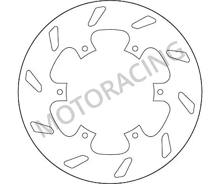 ΔΙΣΚΟΠΛΑΚΑ ΠΙΣΩ SBS PIAGGIO VESPA GTS 250 05'-09' / VESPA GTS SUPER 300 08'-12' / SUPER HEXAGON 180 GTX 01'-04'