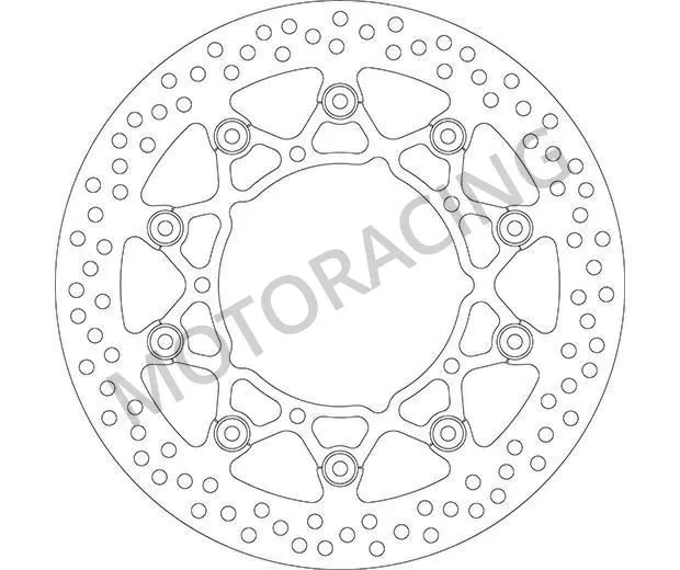 ΔΙΣΚΟΠΛΑΚΑ ΜΠΡΟΣΤΑ SBS YAMAHA YZF R6 05'-15' / YZF R1 07'-14' / FZ8 10'-14'