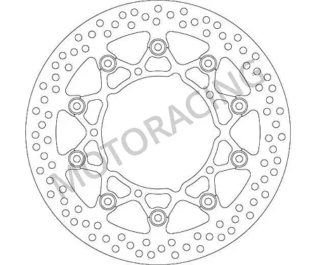 ΔΙΣΚΟΠΛΑΚΑ ΜΠΡΟΣΤΑ SBS YAMAHA YZF R6 05'-15' / YZF R1 07'-14' / FZ8 10'-14'