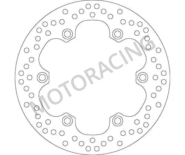 ΔΙΣΚΟΠΛΑΚΑ ΠΙΣΩ SBS HONDA XLV 1000 VARADERO 03'-13' / CBR 1100XX 97'-07' / SH 300ie 07'-14'