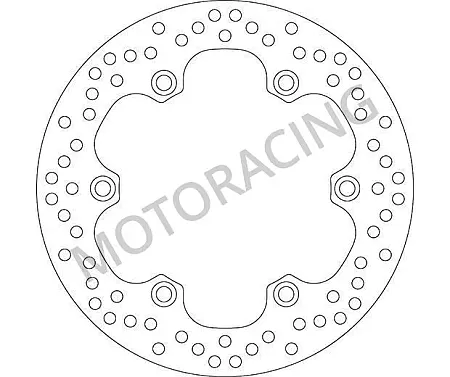 ΔΙΣΚΟΠΛΑΚΑ ΠΙΣΩ SBS HONDA XLV 1000 VARADERO 03'-13' / CBR 1100XX 97'-07' / SH 300ie 07'-14'