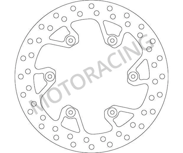 ΔΙΣΚΟΠΛΑΚΑ ΠΙΣΩ SBS YAMAHA WRF 250 02'-13' / YZ 250 02'-12' / YZF 250 01'-12'