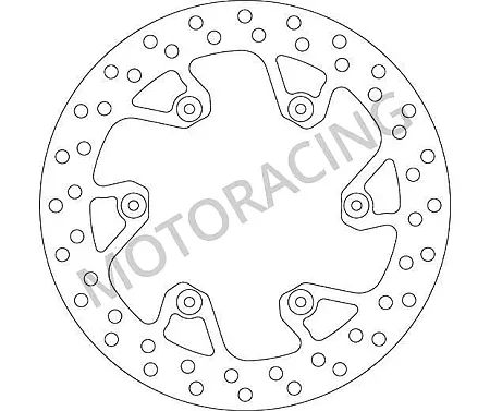 ΔΙΣΚΟΠΛΑΚΑ ΠΙΣΩ SBS YAMAHA WRF 250 02'-13' / YZ 250 02'-12' / YZF 250 01'-12'
