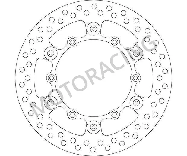 ΔΙΣΚΟΠΛΑΚΑ ΜΠΡΟΣΤΑ SBS YAMAHA YZ 125 01'-12' / YZF 250 01'-12' / WRF 450 03'-15'