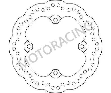 ΔΙΣΚΟΠΛΑΚΑ ΠΙΣΩ SBS HONDA CB 500F 13'-16' / CBR 600F 02'-13' / CB 600F HORNET 07'-13'