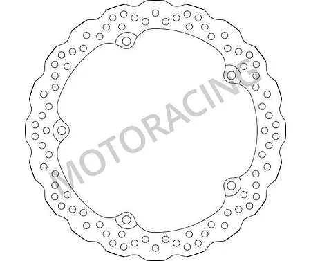 ΔΙΣΚΟΠΛΑΚΑ ΜΠΡΟΣΤΑ SBS HONDA NC 700 10'-13' / NC 700D INTEGRA 12'-13' / NC 750D INTEGRA 14'-15'