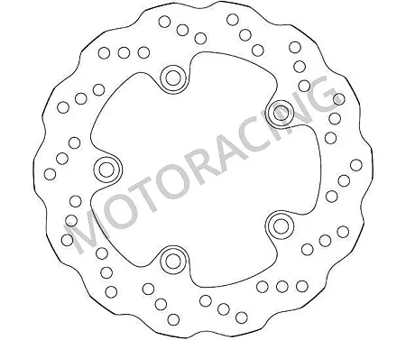 ΔΙΣΚΟΠΛΑΚΑ ΠΙΣΩ SBS HONDA NC 700X 12'-13' / NC 700D INTEGRA 12'-13' / NC 750D INTEGRA 14'-15'