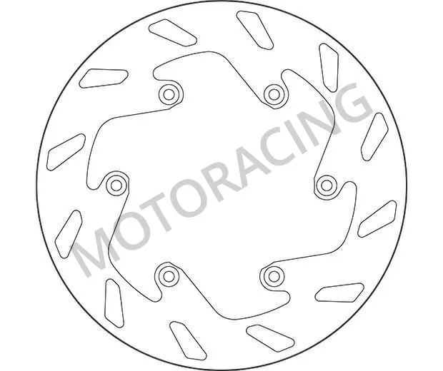 ΔΙΣΚΟΠΛΑΚΑ ΠΙΣΩ SBS KTM SX 250 98'-15' / EXC 250 00'-15' / SMR 450 05'-14' / SX-F 450 07'-15'