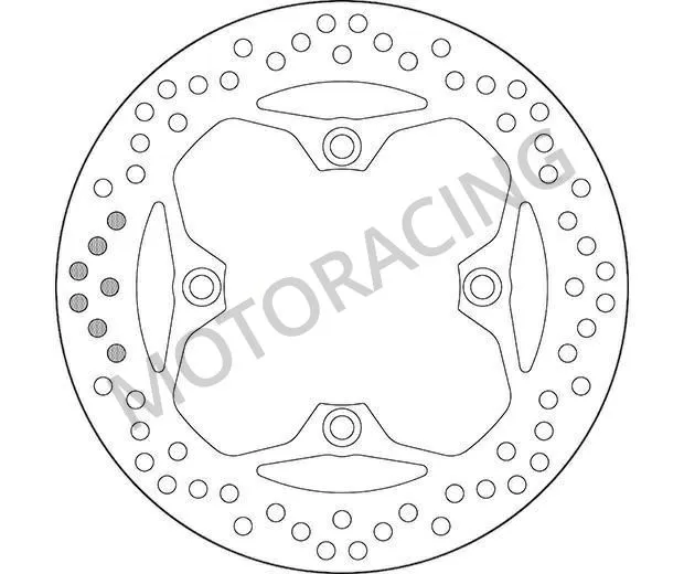 ΔΙΣΚΟΠΛΑΚΑ ΠΙΣΩ SBS TRIUMPH TIGER 1050M 07'-16'