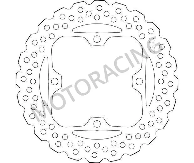 ΔΙΣΚΟΠΛΑΚΑ ΠΙΣΩ SBS KAWASAKI Z750 07'-12' / Z1000 07'-13' / ZZR 1400 06'-12' / KLZ 1000 VERSYS 12'-13'