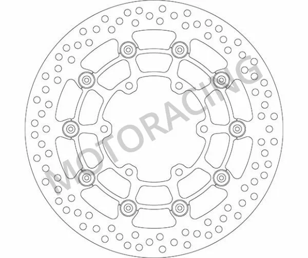 ΔΙΣΚΟΠΛΑΚΑ ΜΠΡΟΣΤΑ SBS SUZUKI GSXR 1000 09'-11' / GSXR 750 08'-10' / GSXR 600 08'-10'