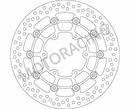 ΔΙΣΚΟΠΛΑΚΑ ΜΠΡΟΣΤΑ SBS SUZUKI GSXR 1000 09'-11' / GSXR 750 08'-10' / GSXR 600 08'-10'