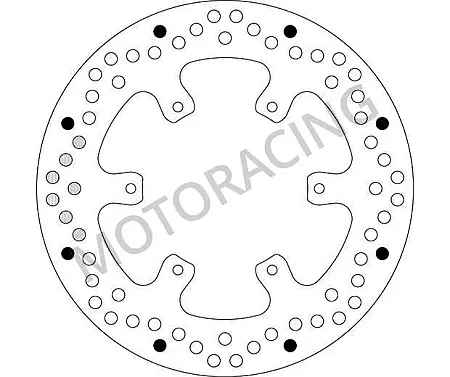 ΔΙΣΚΟΠΛΑΚΑ ΜΠΡΟΣΤΑ SBS PIAGGIO MP3 125 06'-12' / MP3 300 10'-12' / MP3 500ie 11'-13'