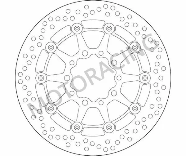 ΔΙΣΚΟΠΛΑΚΑ ΜΠΡΟΣΤΑ SBS KAWASAKI ZX-6R 05'-12' / KLE 650 VERSYS 07'-16' / Z750 07'-12'
