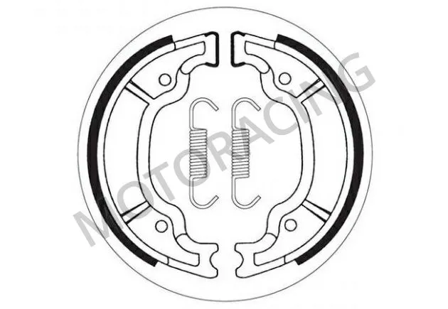 ΣΙΑΓΩΝΕΣ ΦΡΕΝΟΥ SBS YAMAHA YP 125 MAJESTY 03'-09' / XVS 125 DRAG STAR 00'-04'