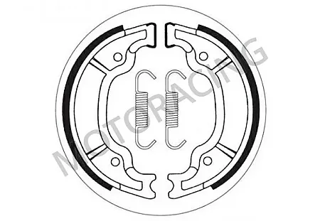 ΣΙΑΓΩΝΕΣ ΦΡΕΝΟΥ SBS YAMAHA YP 125 MAJESTY 03'-09' / XVS 125 DRAG STAR 00'-04'