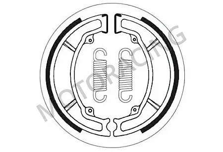 ΣΙΑΓΩΝΕΣ ΦΡΕΝΟΥ SBS YAMAHA XV 250S VIRAGO 95'-00' / AEROX 100 00'-02' / NEOS 100 99'-02'