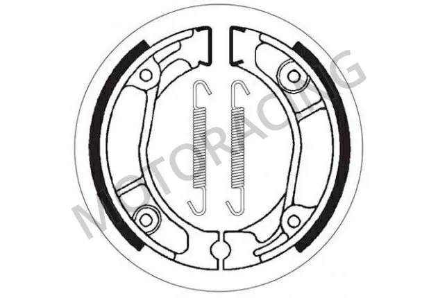 ΣΙΑΓΩΝΕΣ ΦΡΕΝΟΥ SBS HONDA XR 125L 03'-08' / CLR 125 98'-03' / NX 125 89'-97'