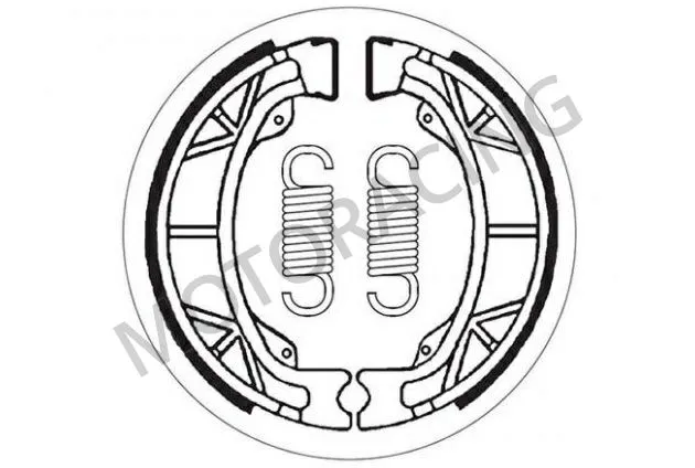 ΣΙΑΓΩΝΕΣ ΦΡΕΝΟΥ SBS HONDA GLX 50 / INNOVA 125 / SUPRA 100 / KYMCO AGILITY 50 / PEUGEOT V-CLIC 50