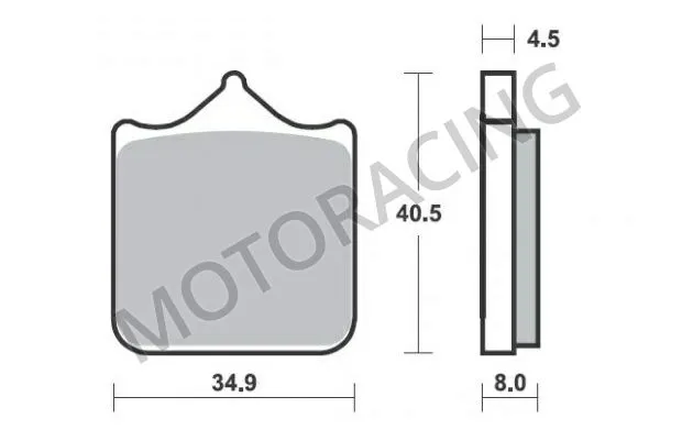 ΤΑΚΑΚΙΑ ΜΠΡΟΣΤΑ BMW S 1000RR 09'-16' SBS 870HS - SINTER ( ΜΕΤΑΛΛΙΚΟ )