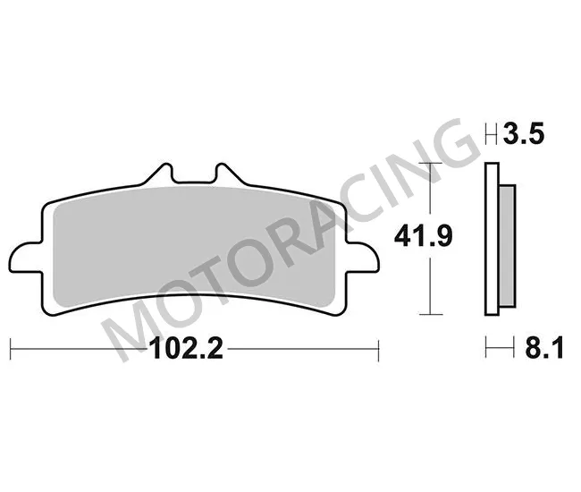 ΤΑΚΑΚΙΑ ΜΠΡΟΣΤΑ SUZUKI GSXR 1000 '12-'20 / KAWASAKI ZX-10R '16-'19 / DUCATI MULTISTRADA 1200S '15-'17 SBS 841HS