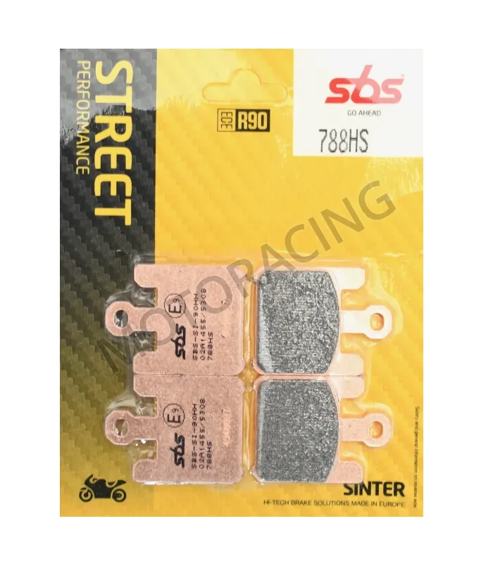 ΤΑΚΑΚΙΑ ΜΠΡΟΣΤΑ KAWASAKI Z750 11'-12' / ZX-10R 04'-07' / ZX-6R 03'-06' SBS 788HS- SINTER ( ΜΕΤΑΛΛΙΚΟ )