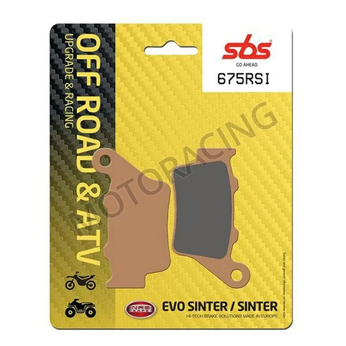 ΤΑΚΑΚΙΑ ΠΙΣΩ BMW F650 GS 99'-12' / F800 GS 08'-16' / YAMAHA XT 660 04'-15' / APRILIA PEGASO 650 01'-09' SBS 675RSI - SINTER ( ΜΕΤΑΛΛΙΚΟ )