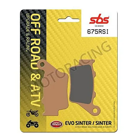 ΤΑΚΑΚΙΑ ΠΙΣΩ BMW F650 GS 99'-12' / F800 GS 08'-16' / YAMAHA XT 660 04'-15' / APRILIA PEGASO 650 01'-09' SBS 675RSI - SINTER ( ΜΕΤΑΛΛΙΚΟ )