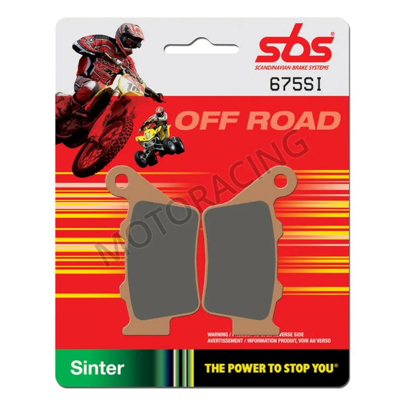 ΤΑΚΑΚΙΑ ΠΙΣΩ BMW F650 GS 99'-12' / F800 GS 08'-16' / YAMAHA XT 660 04'-15' / APRILIA PEGASO 650 01'-09' SBS 675SI - SINTER ( ΜΕΤΑΛΛΙΚΟ )