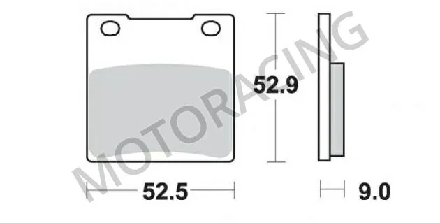 ΤΑΚΑΚΙΑ ΠΙΣΩ KAWASAKI ZRX 1200R 01'-07' / SUZUKI GSF 1200 BANDIT 95'-05' / GSXR 1300 HAYABUSA 02'-07' SBS 556HF - ( ΚΕΡΑΜΙΚΟ )