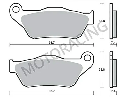ΤΑΚΑΚΙΑ ΜΠΡΟΣΤΑ YAMAHA YP 125R ie X-MAX 06'-09' / YP 250 X-MAX 05'-09' SBS 194CT - CARBONTECH