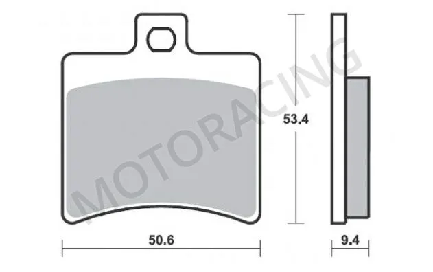 ΤΑΚΑΚΙΑ ΠΙΣΩ APRILIA SCARABEO 200 01'-15' / SPORTCITY 250 06'-10' /  ATLANTIC 250 03'-09' SBS 152MS - SINTER ( ΜΕΤΑΛΛΙΚΟ )