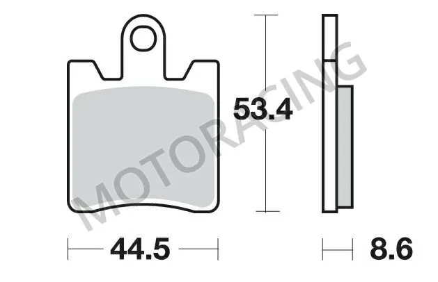 ΤΑΚΑΚΙΑ ΜΠΡΟΣΤΑ SUZUKI BURGMAN AN 250 98'-06' / BURGMAN AN 400 01'-06' SBS 146MS - SINTER ( ΜΕΤΑΛΛΙΚΟ )