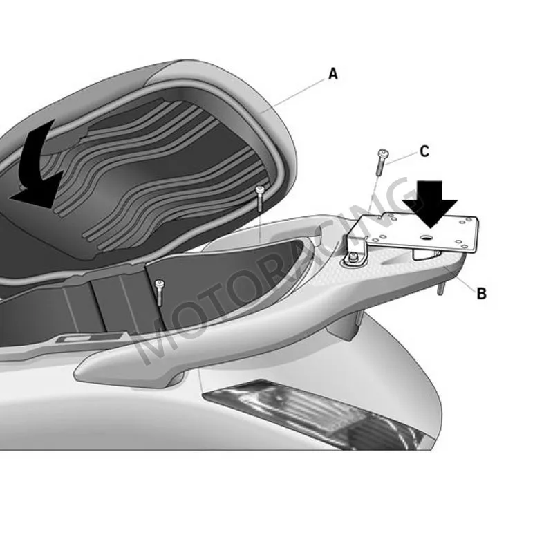 ΒΑΣΗ ΒΑΛΙΤΣΑΣ HONDA FES 125 ie PANTHEON 4T / FES 150 ie PANTHEON 03'-07' SΗΑD