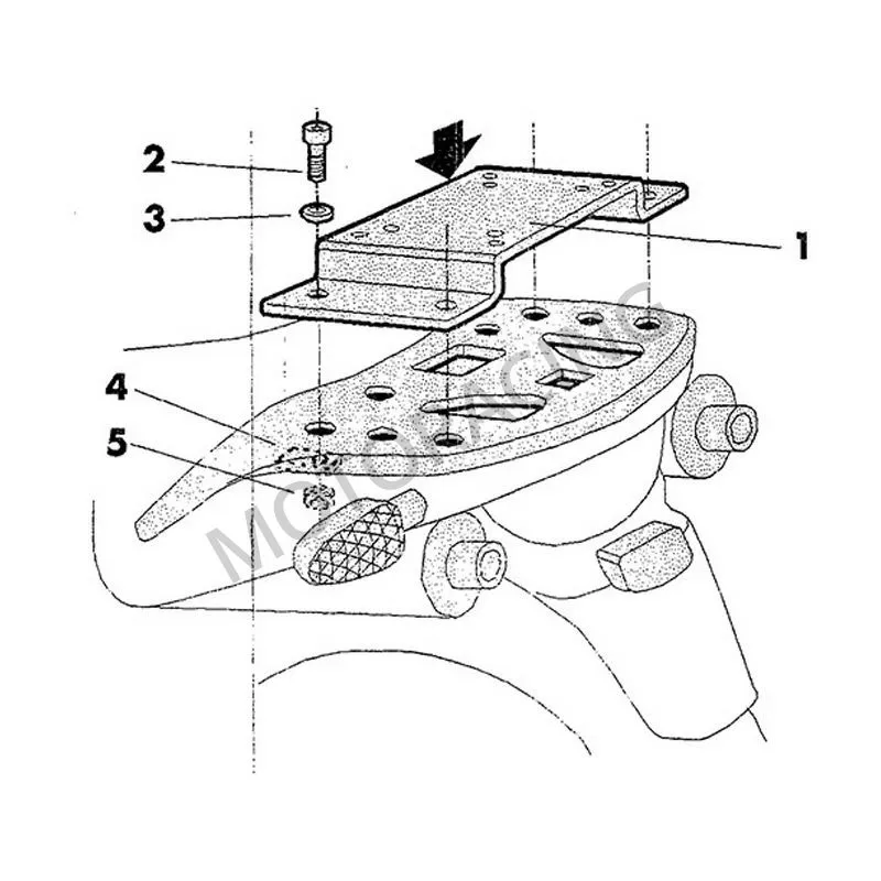 ΒΑΣΗ ΒΑΛΙΤΣΑΣ HONDA XLV 650V 01'-07' SΗΑD