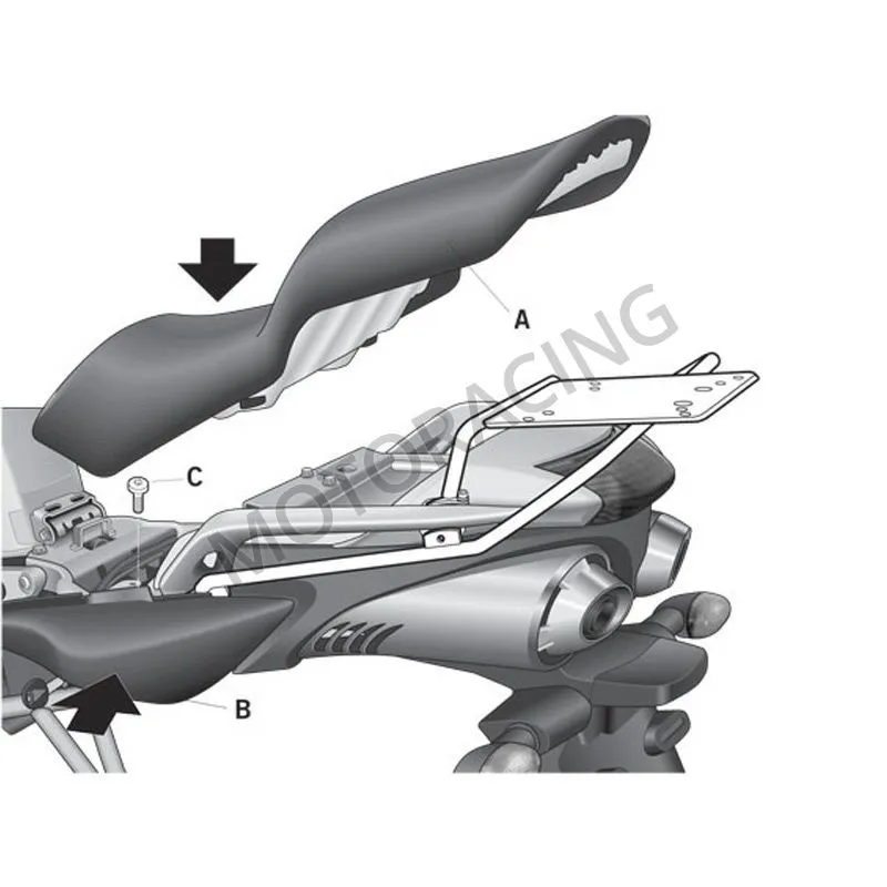 ΒΑΣΕΙΣ ΒΑΛΙΤΣΑΣ YAMAHA FZ600 FAZER S2 ABS' 07'-08' SHAD