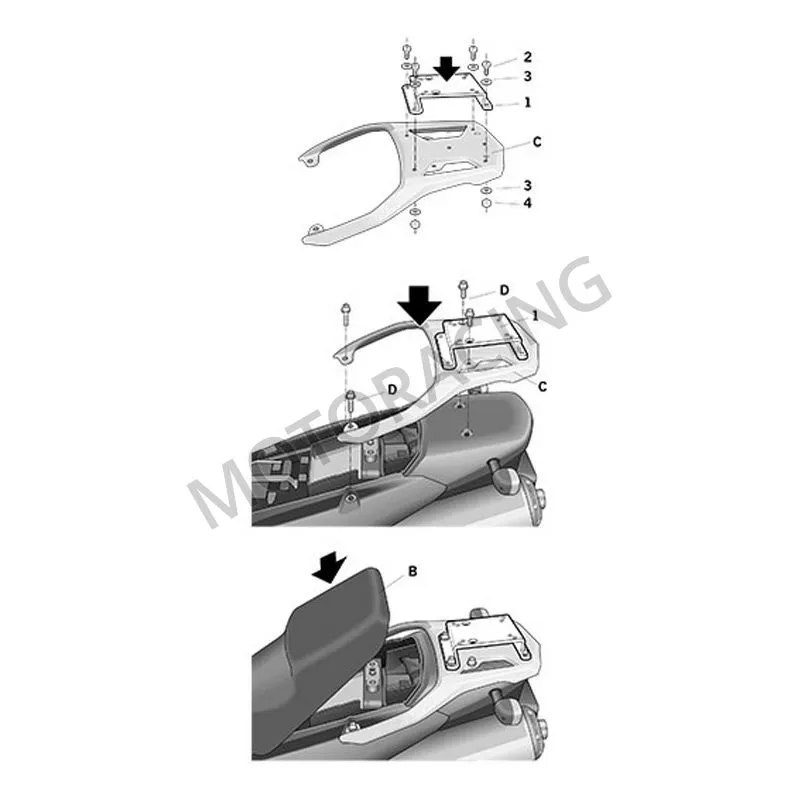 ΒΑΣΗ ΒΑΛΙΤΣΑΣ SUZUKI DL 650 V-STROM 04'-10' / DL 1000 V-STROM 02'-10' SΗΑD