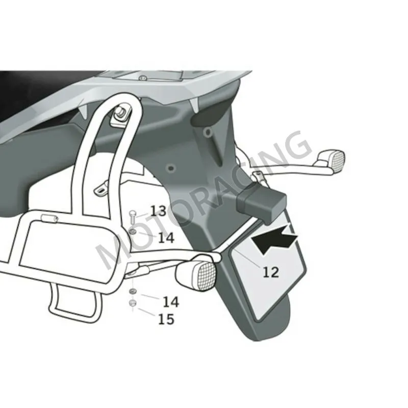 ΒΑΣΕΙΣ ΠΛΑΪΝΩΝ ΒΑΛΙΤΣΩΝ SUZUKI DL 650 V-STROM 04'-06' SΗΑD