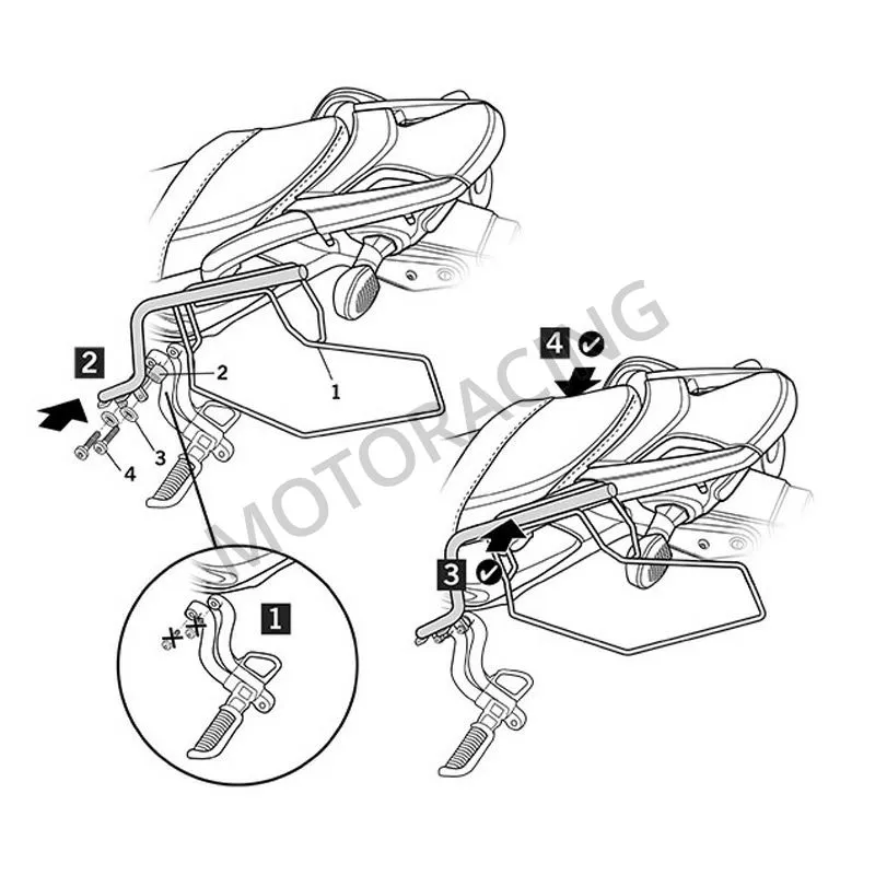 ΒΑΣΕΙΣ ΠΛΑΪΝΩΝ ΒΑΛΙΤΣΩΝ SUZUKI DL 650 V-STROM 11'-16' SΗΑD