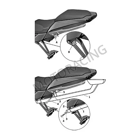 ΒΑΣΕΙΣ ΒΑΛΙΤΣΑΣ KAWASAKI Z1000 SX 11'-13' SHAD
