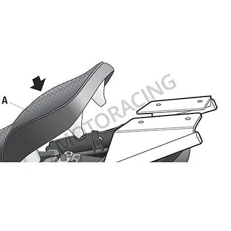ΒΑΣΗ ΒΑΛΙΤΣΑΣ KAWASAKI ZRX 1200R 01'-07' / 1200S 01'-03' SHAD