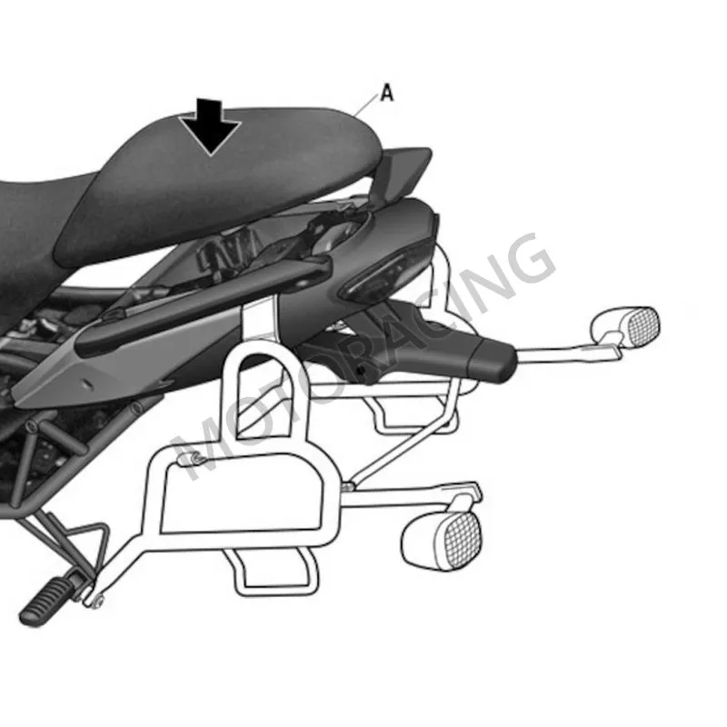ΒΑΣΕΙΣ ΠΛΑΪΝΩΝ ΒΑΛΙΤΣΩΝ KAWASAKI KLE 650 VERSYS ABS 10'-12' SΗΑD