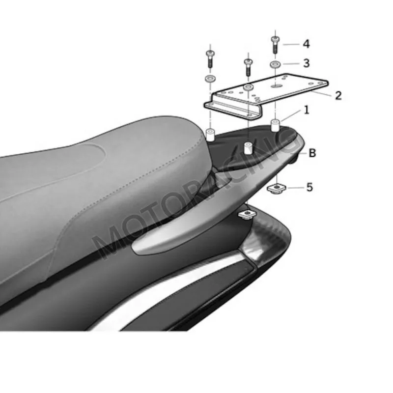 ΒΑΣΗ ΒΑΛΙΤΣΑΣ PIAGGIO BEVERLY 125 08'-11' / BEVERLY 250 08'-09' / BEVERLY 400 08'-11' SHAD