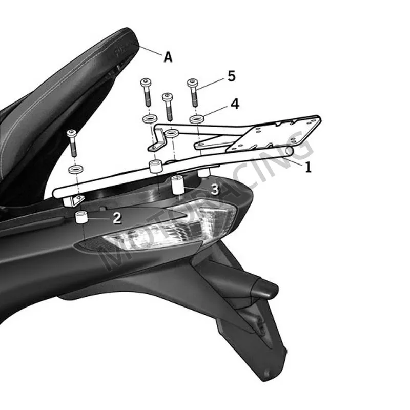 ΒΑΣΗ ΒΑΛΙΤΣΑΣ PIAGGIO MP3 125 / MP3 300 11'-12' SHAD