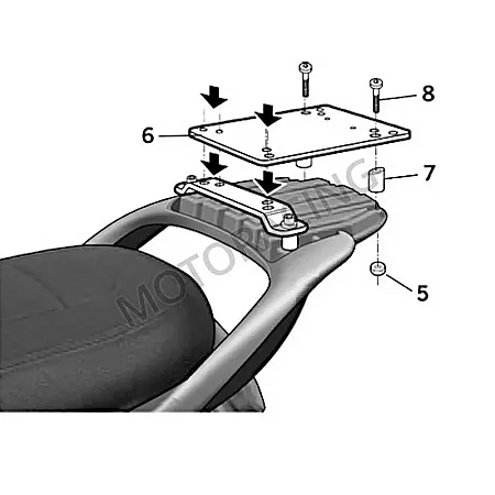 ΒΑΣΗ ΒΑΛΙΤΣΑΣ APRILIA SCARABEO 125 07'-10' / SCARABEO 200 07'-15' SHAD