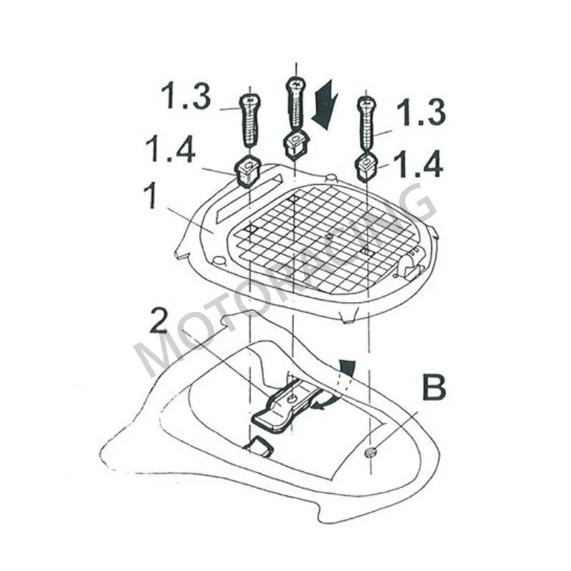 ΒΑΣΗ ΒΑΛΙΤΣΑΣ APRILIA SCARABEO 50 02'-08' SHAD