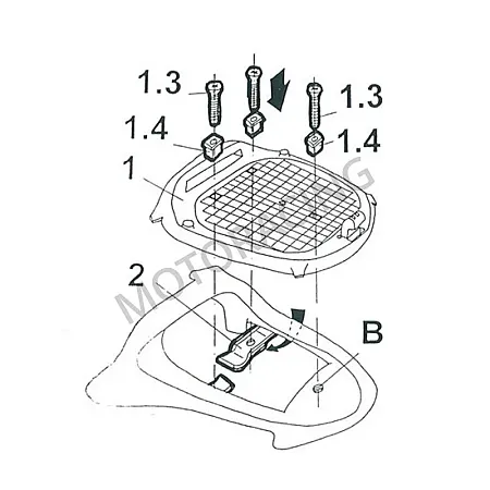 ΒΑΣΗ ΒΑΛΙΤΣΑΣ APRILIA SCARABEO 50 02'-08' SHAD